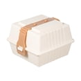 thumbnail image 4 of Contenedor para sándwich,Contenedores compostables tipo concha para comida para llevar,Caja para torta Bento para llevar con tapas desechables,Contenedor portátil para llevar con tapa, 4 of 8