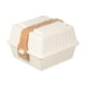 thumbnail image 4 of Contenedor para sándwich,Contenedores compostables tipo concha para comida para llevar,Caja para torta Bento para llevar con tapas desechables,Contenedor portátil para llevar con tapa, 4 of 8