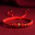 thumbnail image 1 of Pulsera de cuerda roja del zodiaco Ágata roja natural para el año de nacimiento de hombres y mujeres, 1 of 6