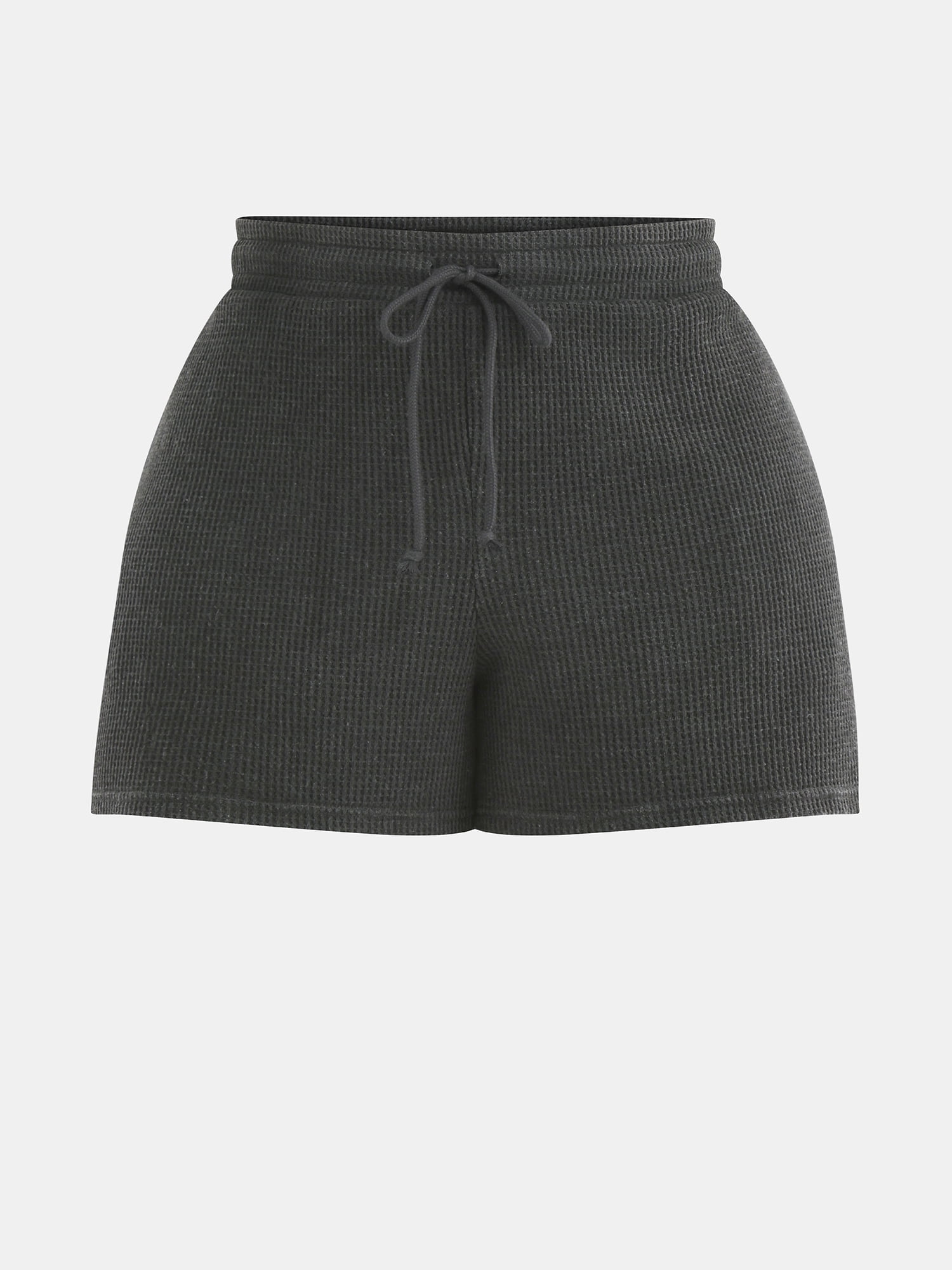 Terra & Sky Women's Plus Waffle Shorts, Sizes 0X-4X