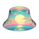thumbnail image 1 of Balery Retro Palm Beach Sunset Sombreros para el sol para hombre y mujer, sombrero de pescador con UPF 50+, 1 of 6