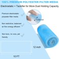 thumbnail image 2 of WWS-10 ft x 11.8 Inches Reusable Air Filter, Cut to Fit All Floor Registers MERV 6 Electrostatic, Air Filter Roll, Air Conditioner Replacement Filters, 2 of 4