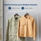 thumbnail image 4 of Ganchos de Madera Premium Serenelife, Ahorradores de Espacio, Resistentes, con Gancho Metálico Giratorio de 360°, para Abrigos, Pantalones y Vestidos, Marrón, Pack 60, 4 of 7