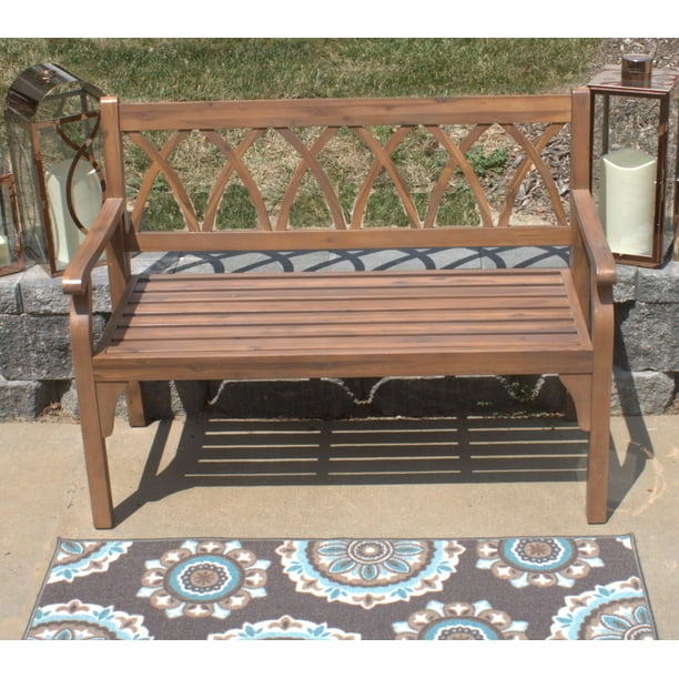 Pebble Lane Living Elegant Hardwood Outdoor 2 Seater Bench ... Pebble Lane Living Elegant Hardwood Outdoor 2 Seater Bench ... on Pebble Lane Living id=14926