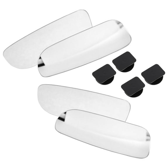 2 Pairs Blind Spot Mirrors Car Auxiliary Side Rearview Mirrors Car Wide Angle Blind Spot Mirrors