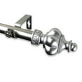 thumbnail image 3 of 1" Dia Adjustable 48"-84" Curtain Rod with Gerald Finials - Satin Nickel,(100-10-485), 3 of 3