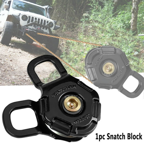 WOLFSTORM 45 Ton Snatch Block for Winch Recovery Offroad Accessory