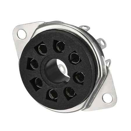 

Uxcell 8pin Tube Socket Plastic for Vacuum Tube Tinning plate for KT88 6SL7 Tube