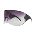 thumbnail image 3 of Gafas de sol futuristas, modernas y de gran tamaño, con montura envolvente para adultos que practican senderismo Púrpura, 3 of 8