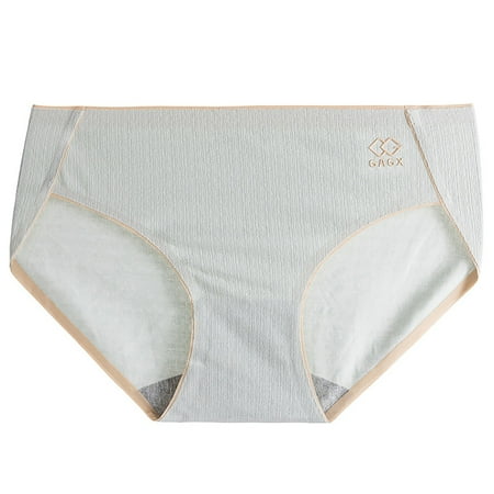 VMESZQFG Seamless Panties for Women Underpants Pack of Panties for Women High Elasticity Cotton Thread Underwear For Women Pure Cotton Cut Wavy Edge Mid Waist Triangle Hot Pants for Women Panties