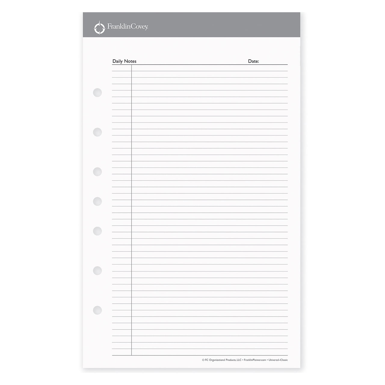 FranklinCovey Universal Portfolio Notepads (Classic Size)