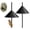 14Inch, variant on 2Pcs Pole Mounted Squirrel Baffle for Feeder Pole, Outdoor Squirrel Proof Feeder Guard, Easy Install for 4x4 & Round Post (14Inch)