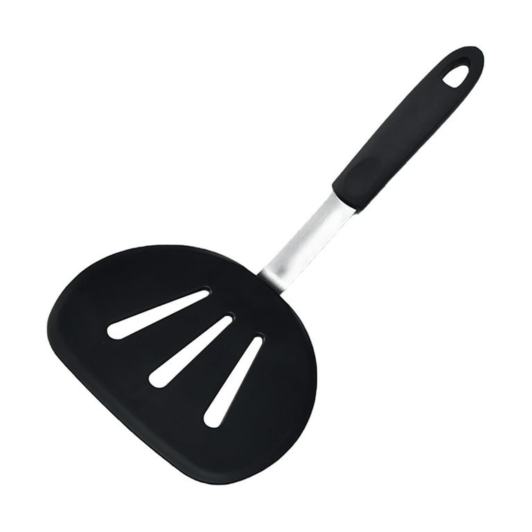Heat Resistant Silicone Fish Spatula For Nonstick Cookware Slotted Turner  m