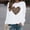 White, variant on Women's Valentine's Day Shirts Top Long Sleeve Shirts for Women Fashion Valentine's Day Printed Blouses Casual Crew Neck Pullover Tops