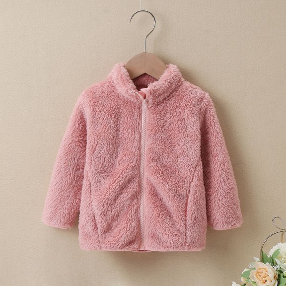 Infant Baby Boys Girls Winter Coat Fleece Jacket Baby ie with For Baby Girls Puffer Jacket Kids Winter Baby Girl Clothes 6-9 Months