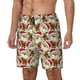 thumbnail image 1 of Balery Christmas Hat bear Bañador para hombre, shorts de playa de secado rápido con entrepierna y forro de compresión-Small, 1 of 6