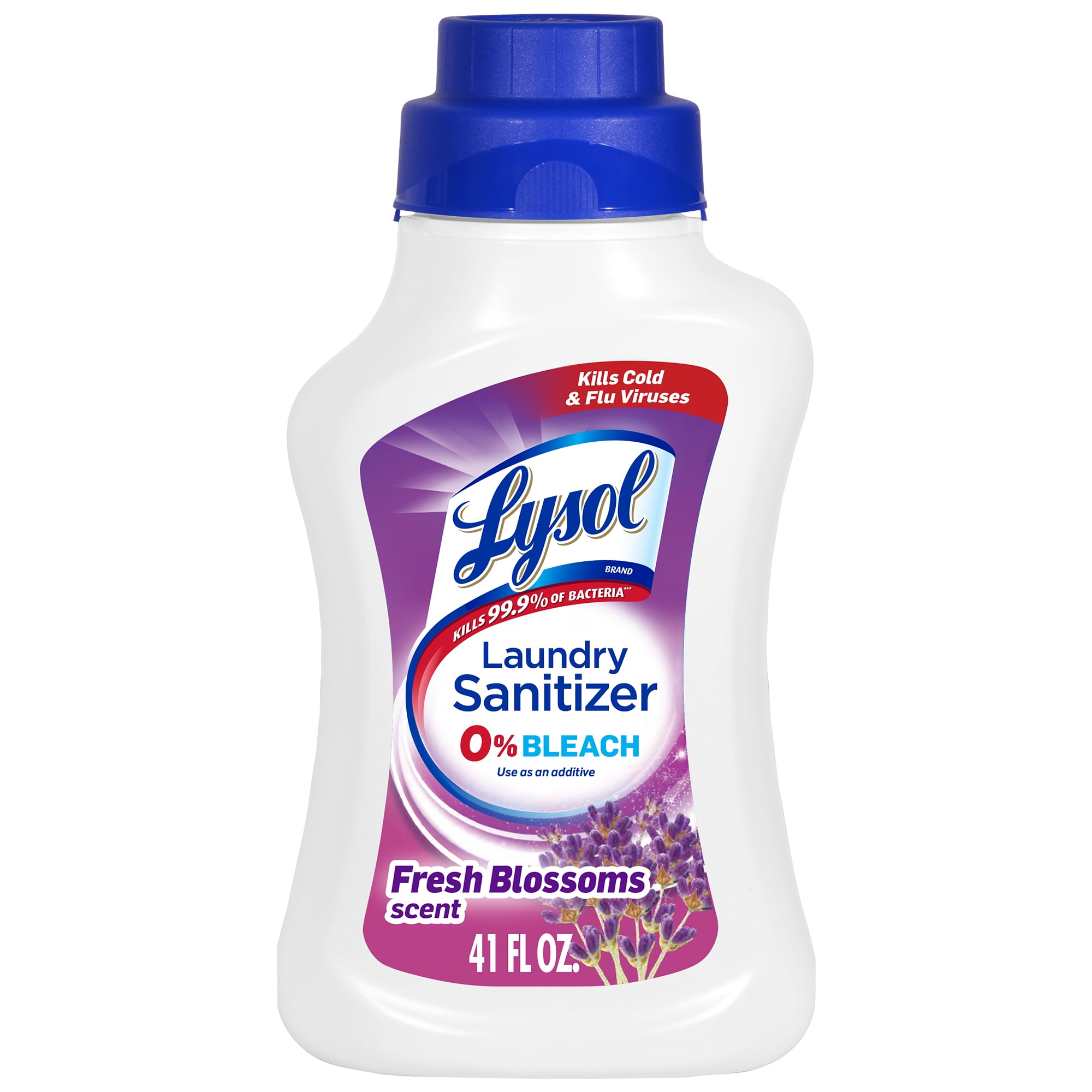 Lysol Laundry Sanitizer, Fresh Blossoms, 41oz, Eliminates Odors and Kills Bacteria