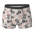 thumbnail image 6 of Men's Boxer Briefs, Cow Print Cowboy Hat Boots Flower Soft Comfy Mens Underwear Boxer Briefs Breathable With Widen Waist, 6 of 7
