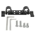 thumbnail image 2 of 15mm Rod Clamp, Corrosion Resistant  CNC 15mm Railblock Rod Clamp Universal Aluminum Alloy  for Camera Shoulder Rig for 15mm DSLR Camera Rig, 2 of 7