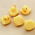 thumbnail image 3 of 10 patitos de goma de juguete, 5,5 x 5 x 4 cm, chirriantes y flotantes, para baby showers, fiestas de cumpleaños, adornos de tartas, bañeras y piscinas, 3 of 8