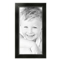 thumbnail image 2 of ArtToFrames 10" x 20" Honors Black with Silver Picture Frame, 10x20 inch Black Wood Poster Frame (WOM-5157), 5 Pack, 2 of 6