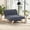 DARK GREY, variant on FUNECORP Comfy Accent Reading Chair Oversized Corduroy Cloud Chair Solid Wood Frame off White for Living Room