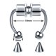 thumbnail image 2 of 1 pieza de aros de acero inoxidable para la nariz, piercing para el cuerpo, 2 of 7