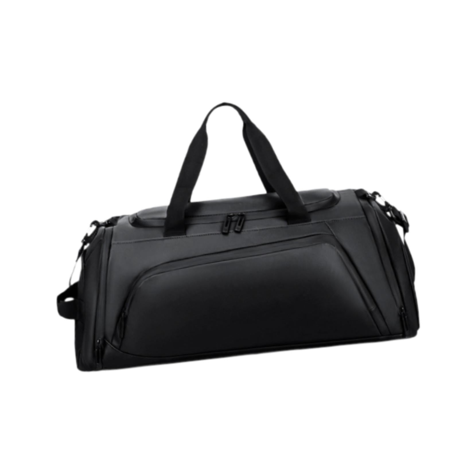 Baoblaze Travel Duffle Bag Luggage Bag Sports Gym Bag Oxford Cloth Men Women Shoulder Bag Carry on Overnight Bag for Sports Gym Travel Black
