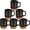 Black, variant on 6 count to School Gifts for Students Employees Team Ever Thank You Coffee Mugs Bulk with Cork Bottom Team Building Gifts for School Nurse Coworker Volunteer (Black)