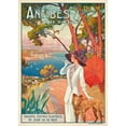 thumbnail image 3 of David Dellepiane 11x14 Black Modern Framed Museum Art Print Titled - Antibes, Cote D'Azur (C.1910), 3 of 5