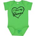 thumbnail image 3 of Inktastic I Love My Glamma in Black Chalk Heart Boys or Girls Baby Bodysuit, 3 of 5