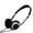 Wheat fre-Black, variant on Vintage Retro Headsets Cord Earphone, Wind Comfortable Design