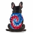 thumbnail image 5 of Dog Sports Shirt - Lightweight Pet Apparel, Pet T - Shirt with Tie - Dye Pattern, Breathable Fabric - For Dogs, XL Size, Dark Blue, Suitable for Daily Wear, Outdoor Activities, Walking, Playing, 5 of 6