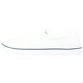 thumbnail image 5 of Mens Lightweight Summer Canvas Slip On Trainers Pumps with Twin Gusset - White - US 10, 5 of 7