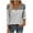 Gray#01, variant on JTZGDY 3/4 Sleeve Tops for Women Dressy Casual Summer V Neck Floral Pattern Graphic T-Shirts Loose Fit Comfy Tunic Blouse for Leggings Pink#01 S