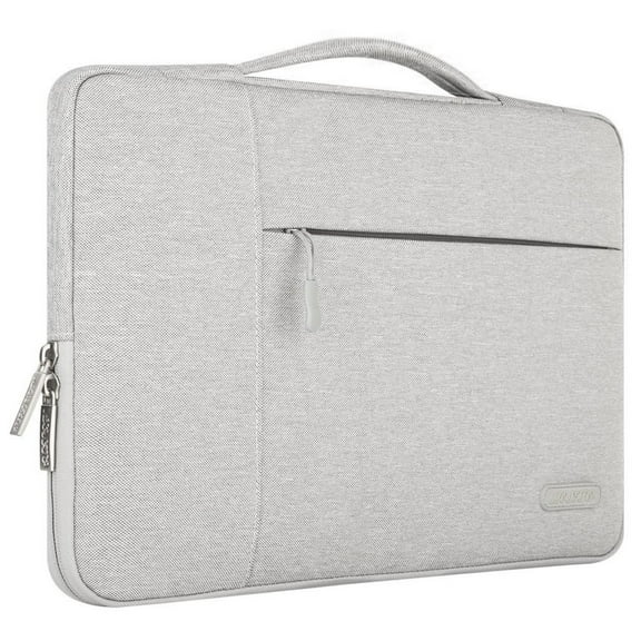 Polyester Fabric Multifunctional Sleeve Briefcase Handbag Case Cover for 13-13.3 Inch Laptop, Notebook, MacBook Air/Pro,Gray