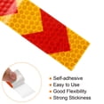 thumbnail image 4 of Uxcell Reflective Tape, 1 Roll 30 ft x 1-inch Adhesive High Visibility Safety Tape Reflector, Arrow Yellow Red, 4 of 6