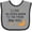 Heather and Black, variant on Inktastic I Love My Little Sister To The Moon and Back Boys or Girls Baby Bib