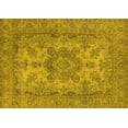 thumbnail image 1 of Ahgly Company Indoor Rectangle Oriental Yellow Industrial Area Rugs, 6' x 9', 1 of 4
