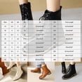 thumbnail image 4 of NOEGOEU Ankle Boots for Women Lace-up Low Heel Non Slip Flat Combat Boots Womens with Side Zipper (Brown,41), 4 of 6