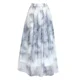 thumbnail image 5 of Falda de cintura alta de gasa de estilo nuevo 2024 para mujer, falda tipo paraguas larga de corte A adelgazante de verano, 5 of 5