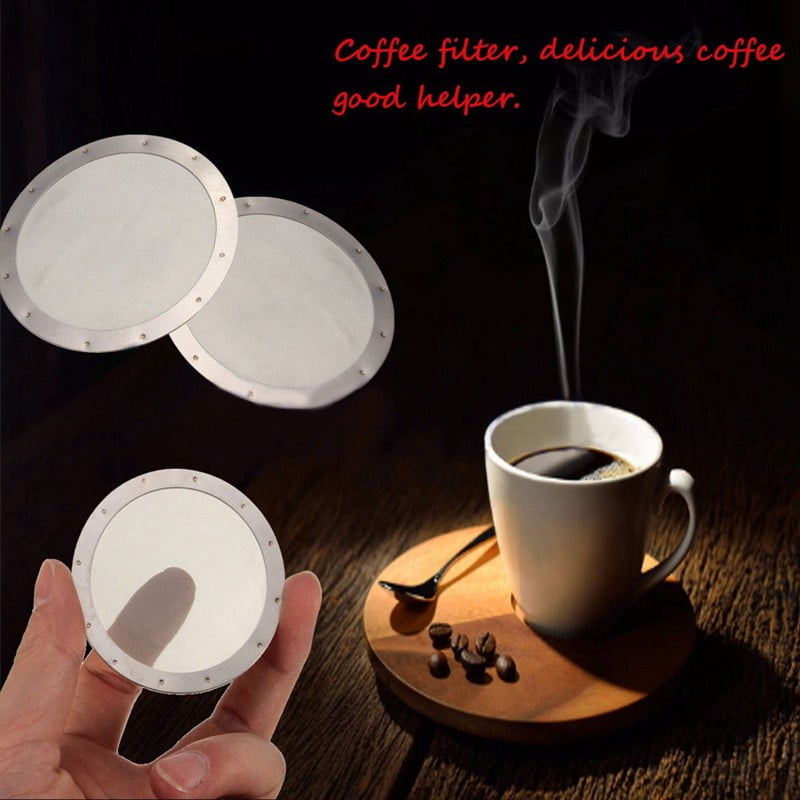 Buy Ultra Fine Metal Coffee Filter Reusable Stainless Steel Mesh for