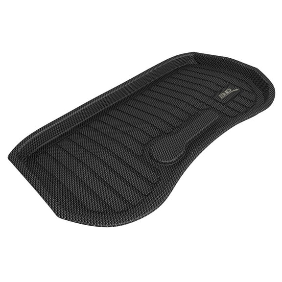 3D MAXpider Custom Fit Kagu Cargo Liner (Black) Compatible with Tesla Model 3 2020-2023 w/ Beaded Basin - Front Cargo Liner