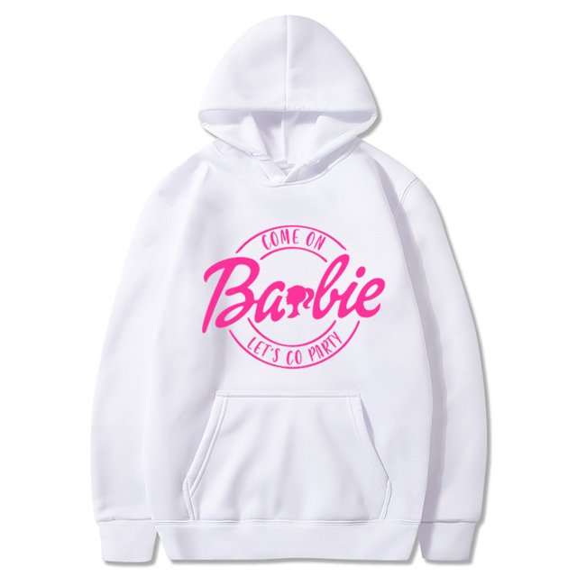 Barbie Let S Go Printed Pattern Ebay Plus Fleece Sweatshirt Hoodie