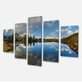 thumbnail image 2 of Clear Lake avec Pins Panorama - Impression sur Toile Paysage Extra Large, 2 of 3