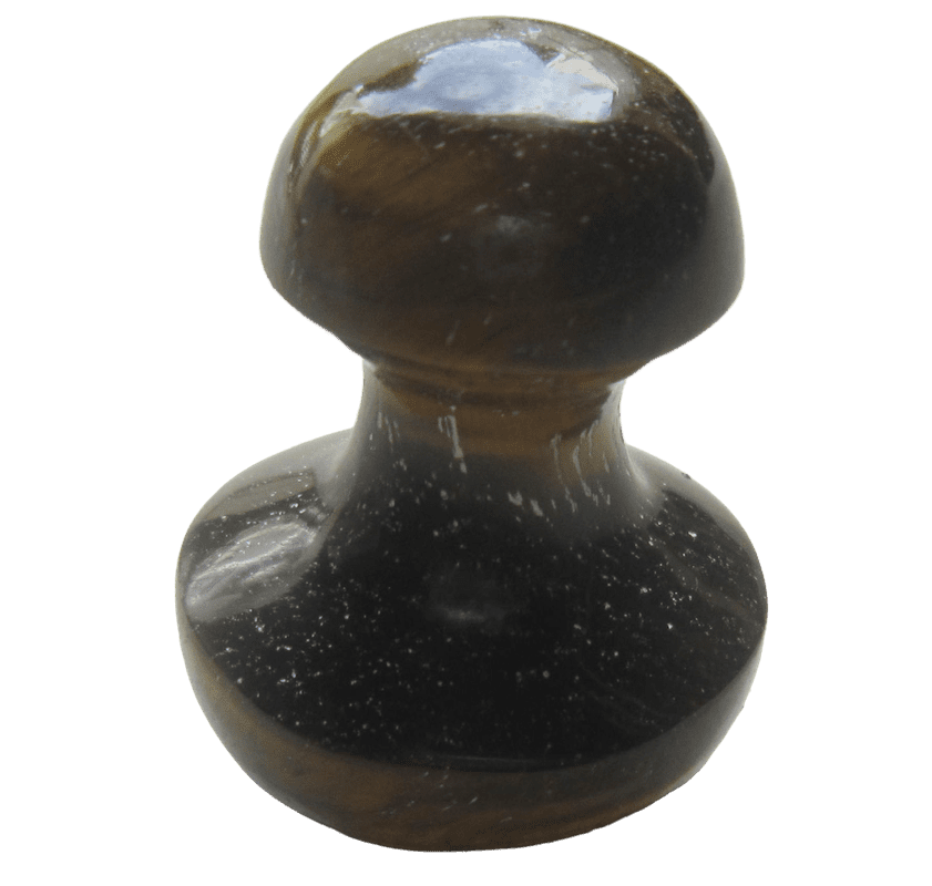 Tool for Face, Tiger Eye Mushroom Stone Face Muscle Sculptor, Mushroom for Jawline. Face Massager