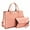 Pink, variant on Dasein Purses and Handbags for Women Satchel Bags top Handle Shoulder Bag Work Tote Bag with Matching Wallet