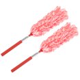 thumbnail image 1 of Uxcell Microfiber Duster 13.8 to 32.7 Inch Extendable Dusting Brush Red, 2 Count, 1 of 5