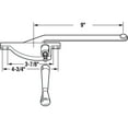 thumbnail image 2 of 9 in., White Diecast, Casement Operator, Left Hand, Teardrop Type, 2 of 2