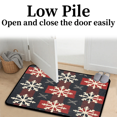 thumbnail image 4 of CURLYOOT Snowflake Door Mat 24" x 36" Absorbent Front Doormat Entrance Mat Non-Slip Washable Welcome Mats Buffalo Plaid Floor Mats for Entryway Indoor Outdoor, 4 of 8